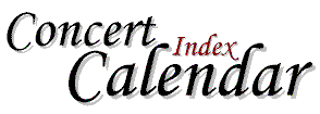 Concert Calendar Index